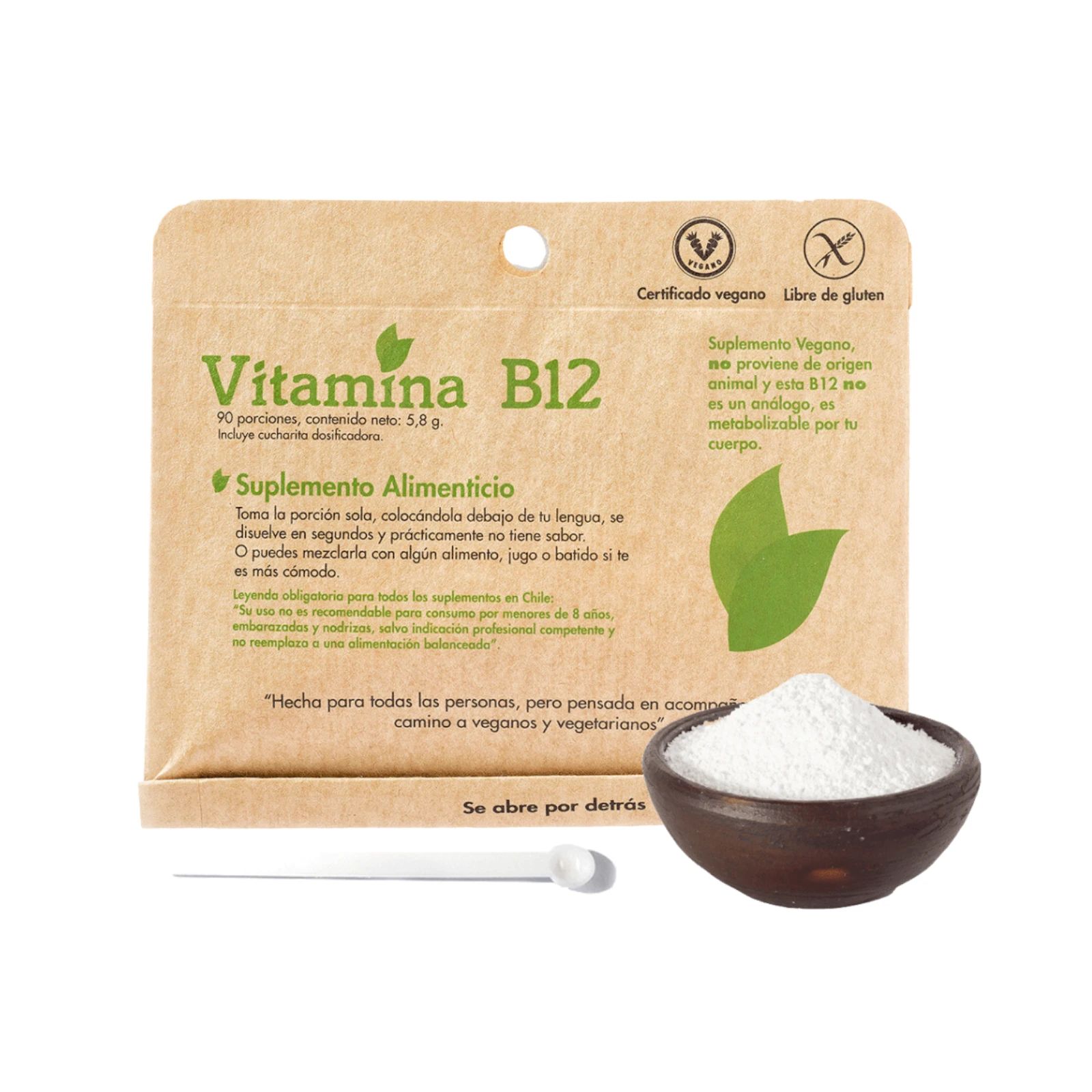 Vitamina B12 en polvo, Dulzura Natural