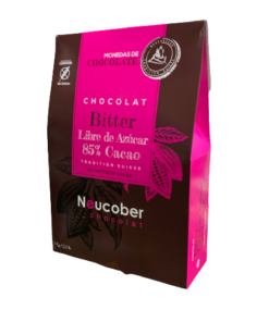 Monedas Bitter Neucober sin gluten y sin azúcar 85 cacao