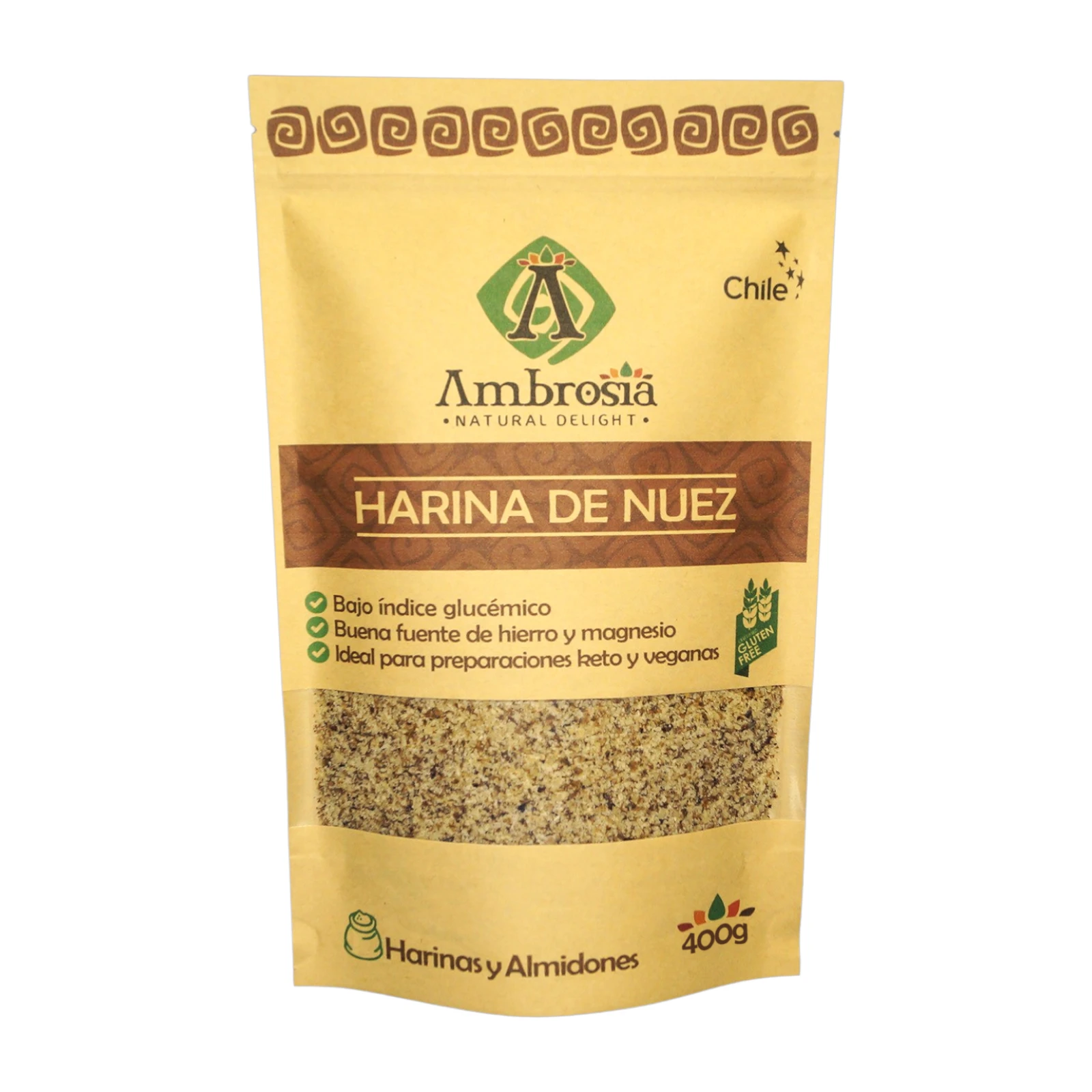 Harina de Nuez sin gluten (500 gr.) Ambrosia