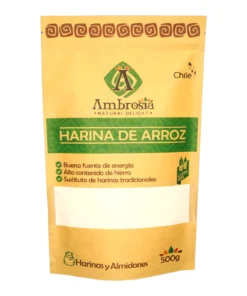 Harina de Arroz Sin gluten (500 gr.) Ambrosia