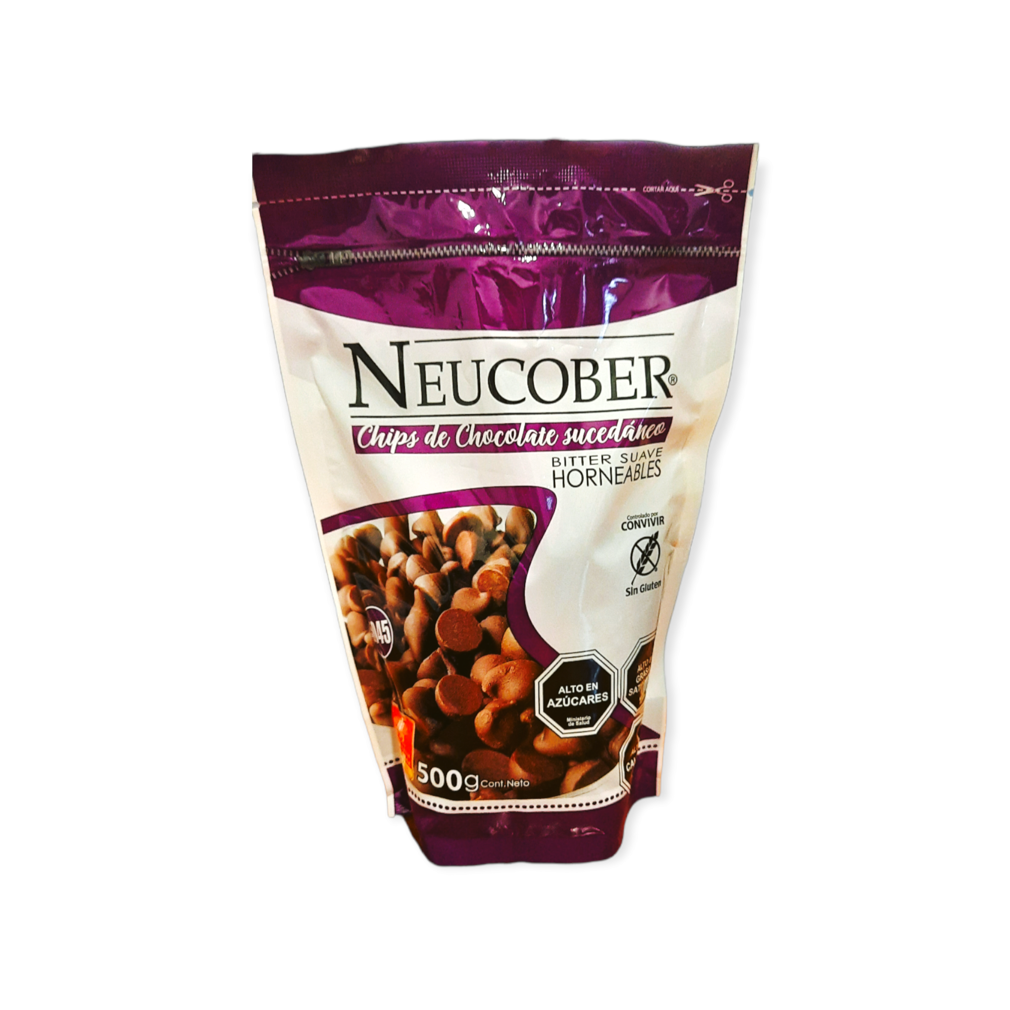 Chips chocolate Sucedáneo Bitter Sin Gluten Neucober