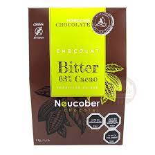 Cobertura de chocolate Bitter 63% Cacao  (1)k. Neucober