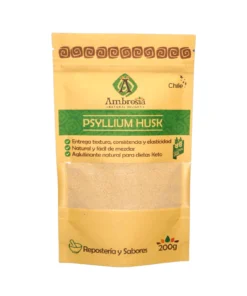 Psyllium Husk, sin gluten (200 gr.) Ambrosia