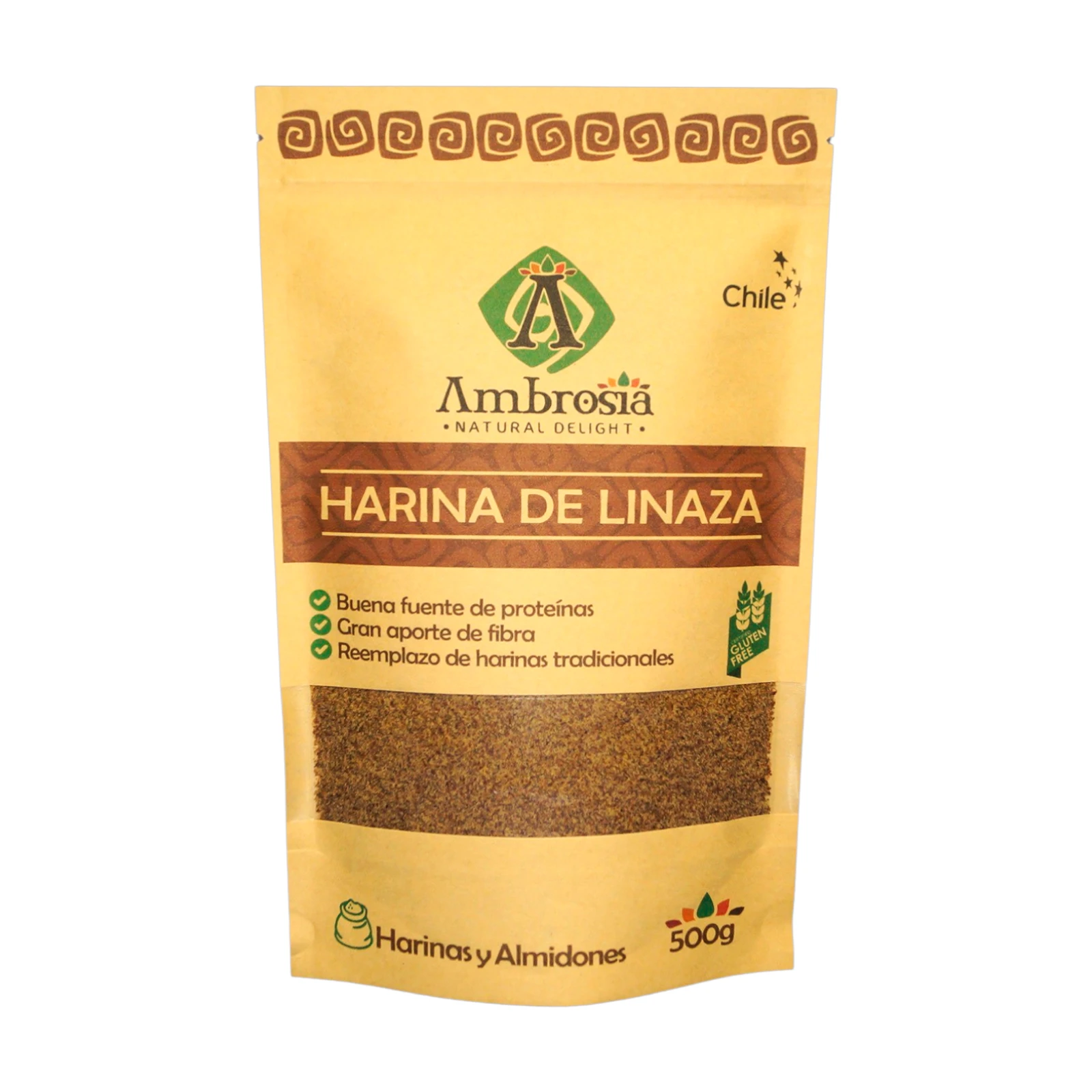 Harina de Linaza sin gluten (500 gr) Ambrosia