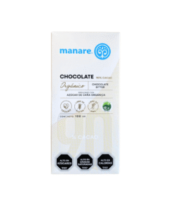 Barra chocolate bitter 90% Cacao (100 gr.) Manare