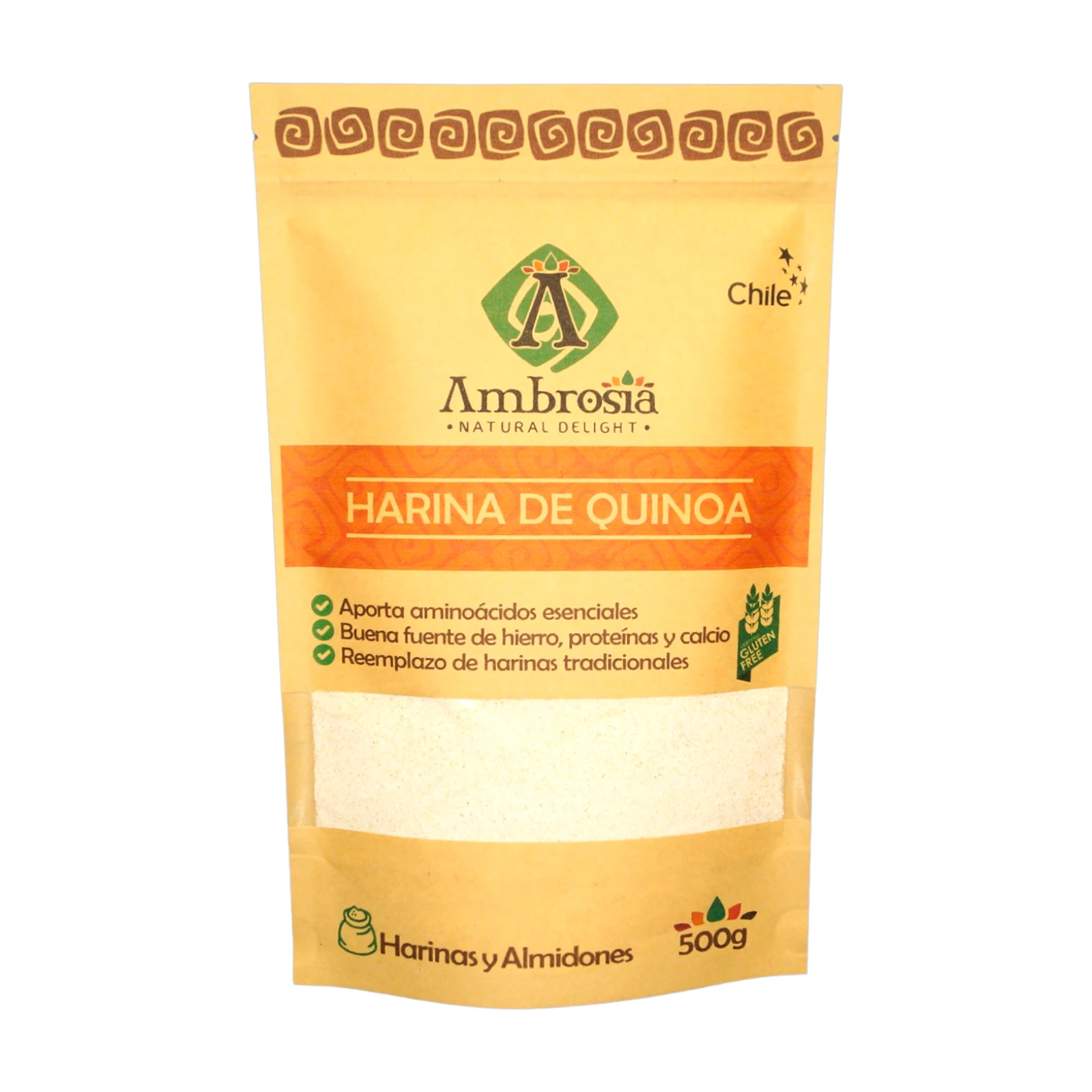 Harina de Quinoa, sin gluten (500)g. Ambrosia