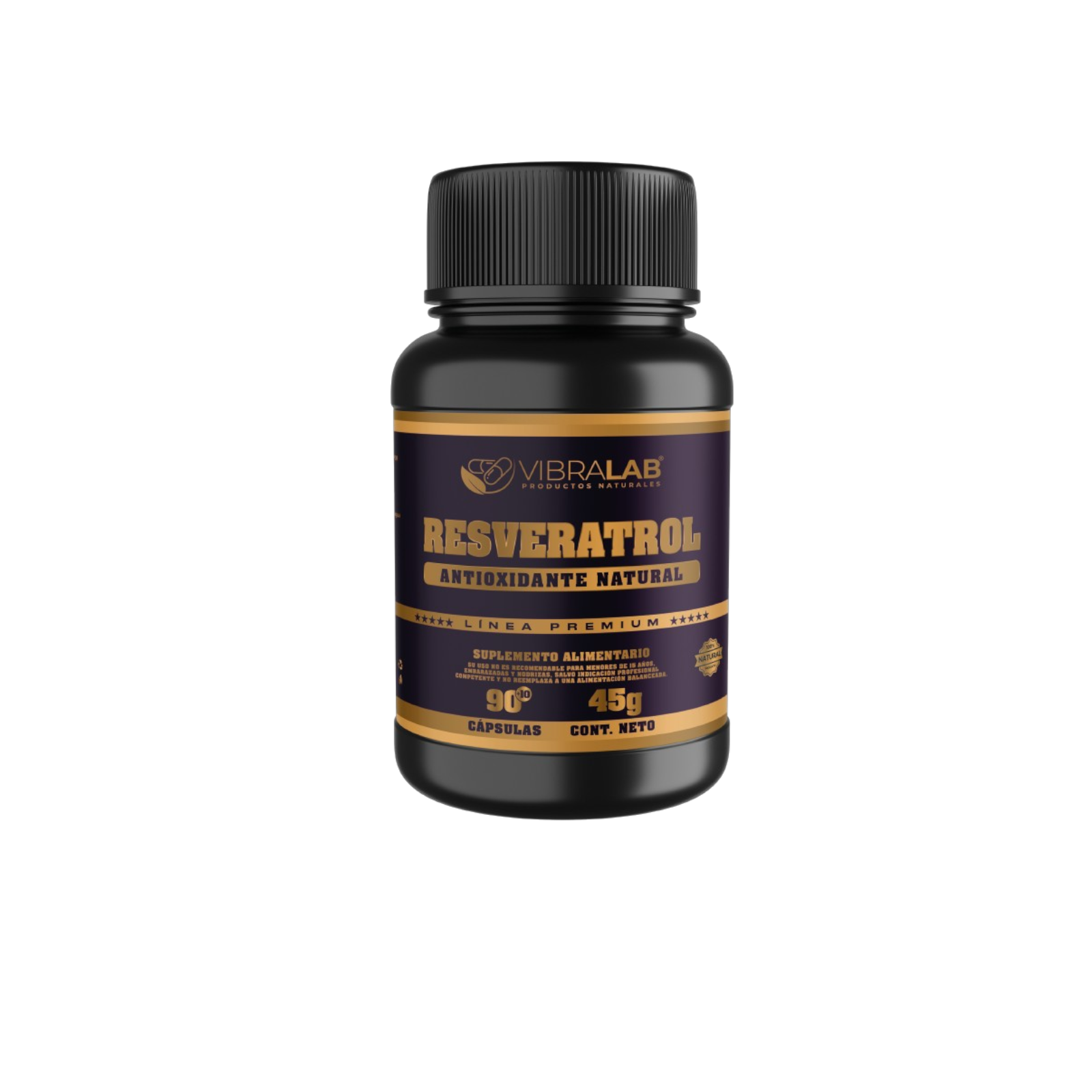 Resveratrol (90 cápsulas) Antioxidante natural