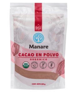 Cacao en Polvo Orgánico 200g Manare