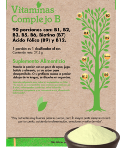 vitaminas del complejo B dulzura natural